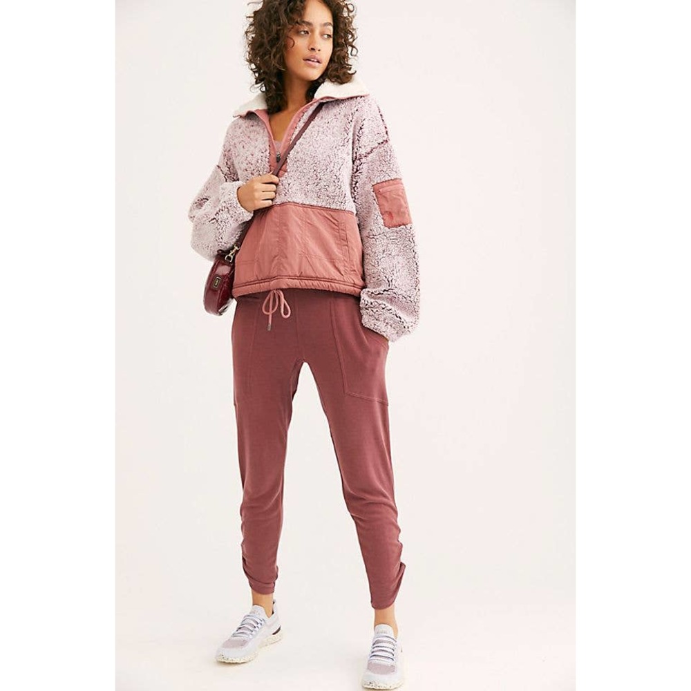 Free People Movement Pink Sherpa Pullover Coat - Picture 9 of 11